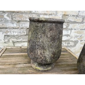 DEKO FLORALE, Skjuler p� fod, Stenudtryk, Brun/gr�n