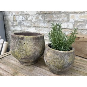 DEKO FLORALE, Skjuler, Stenudtryk, Brun/grn