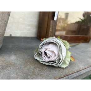 DEKO FLORALE, Rosengren uden blade, 40cm, lys lilla/bl