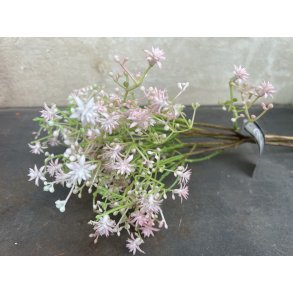DEKO FLORALE, Mini blomster buket, 30cm, lyserd
