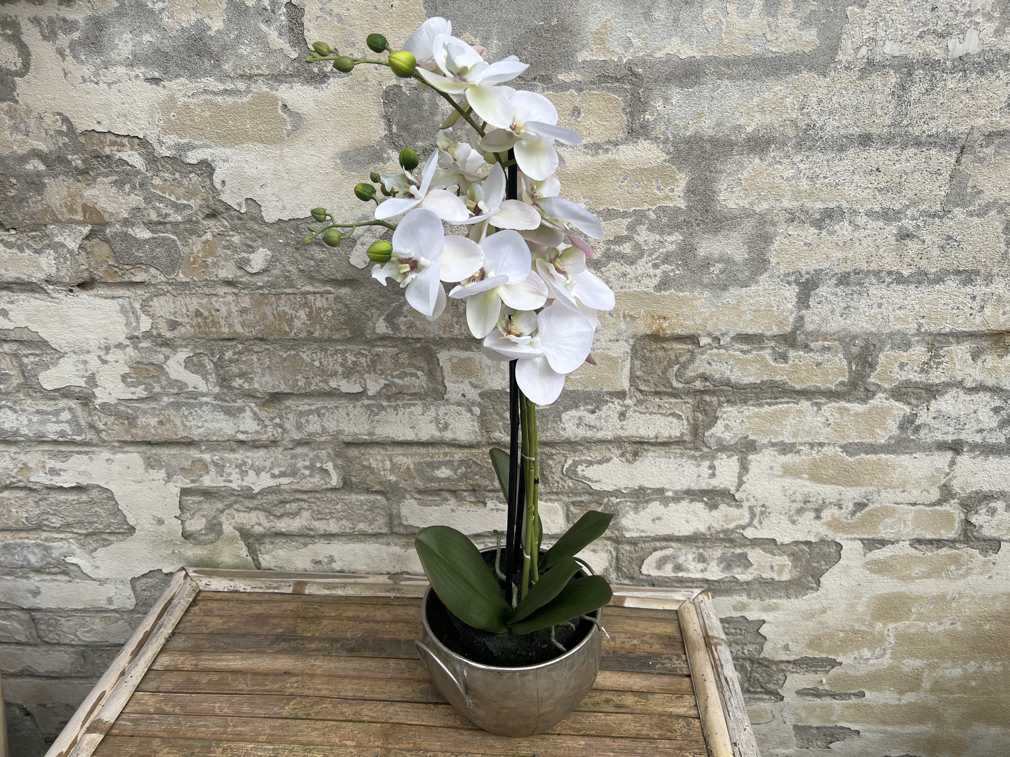 DEKO FLORALE, Kunstig orkid, 63 cm.