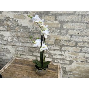 DEKO FLORALE, Kunstig orkid, 48 cm.