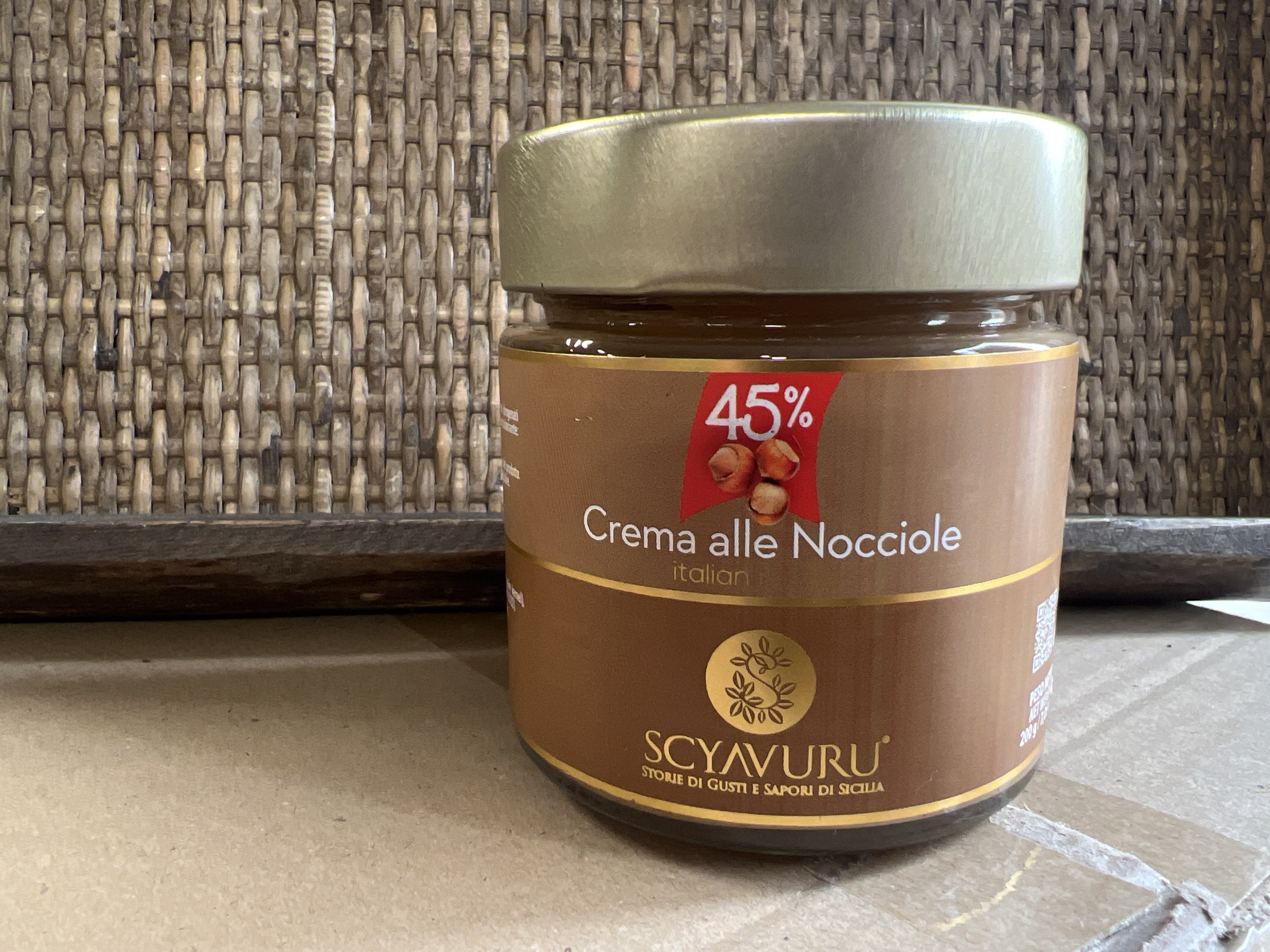 DEL MASTRO, Scyavuru, Hasselnddecreme, 200g.