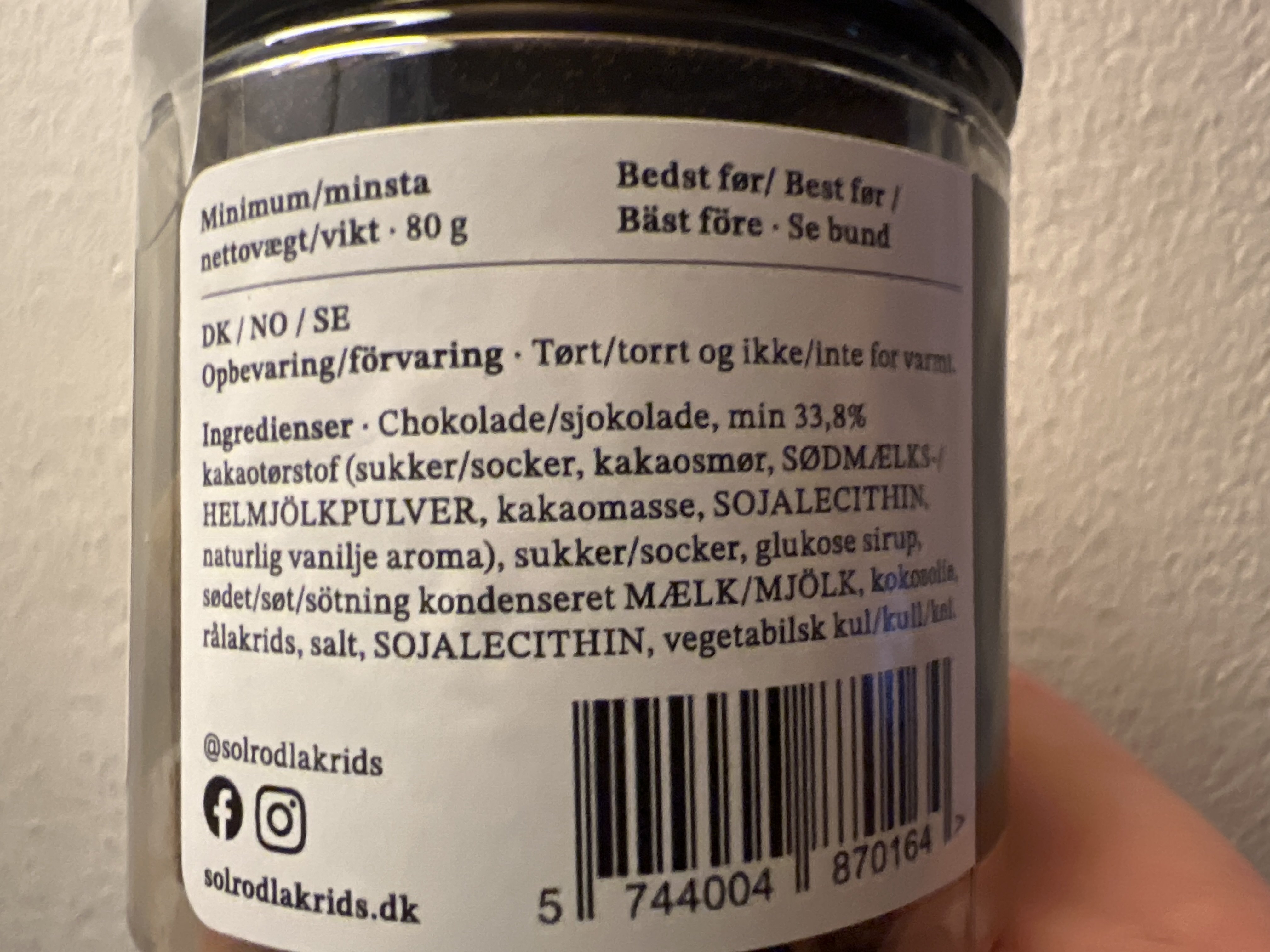 Solr�d Lakrids, Det sorte guld