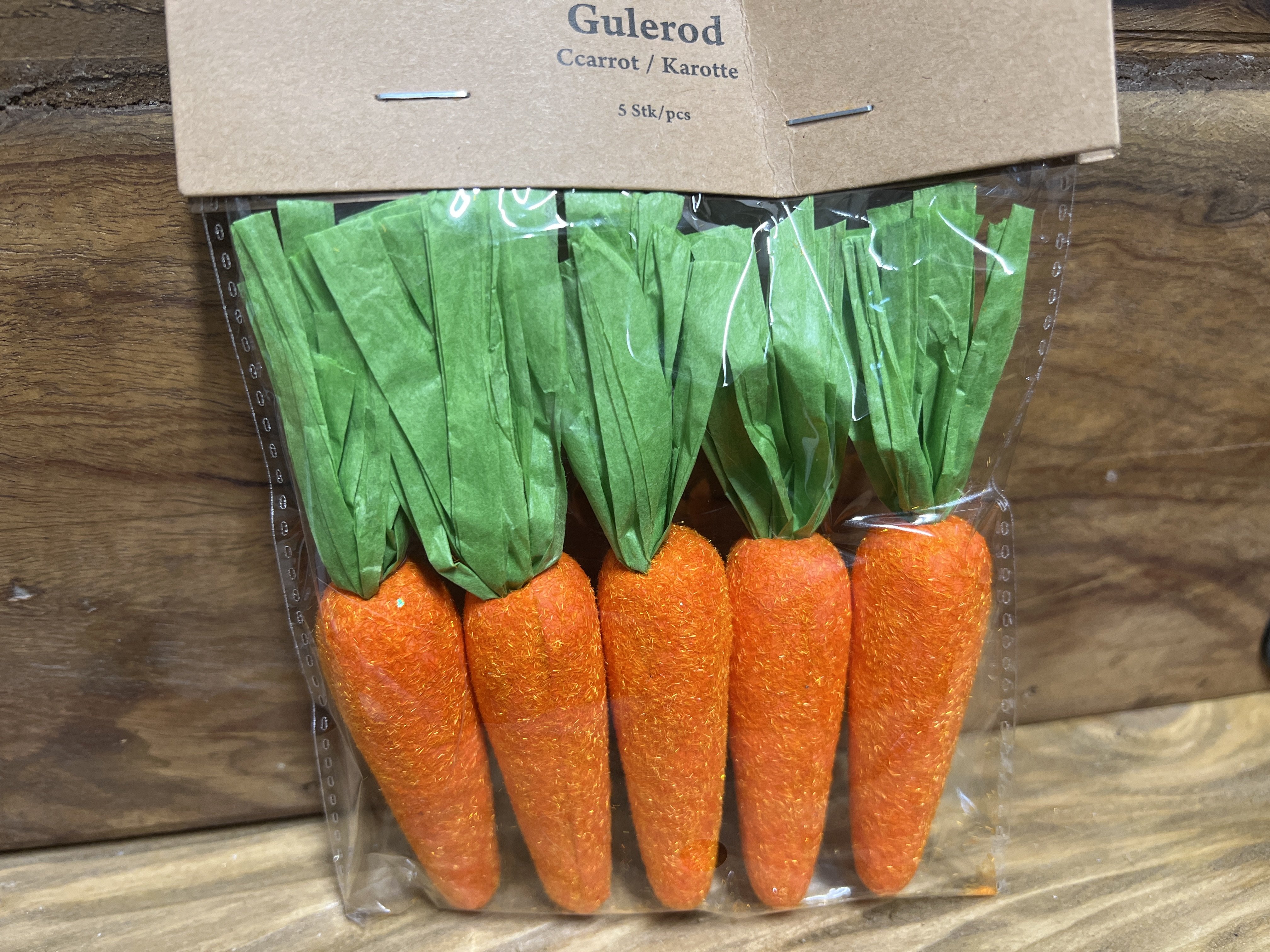 Det Gamle Apotek, Guler�dder til deko, s�t med 5 stk. 