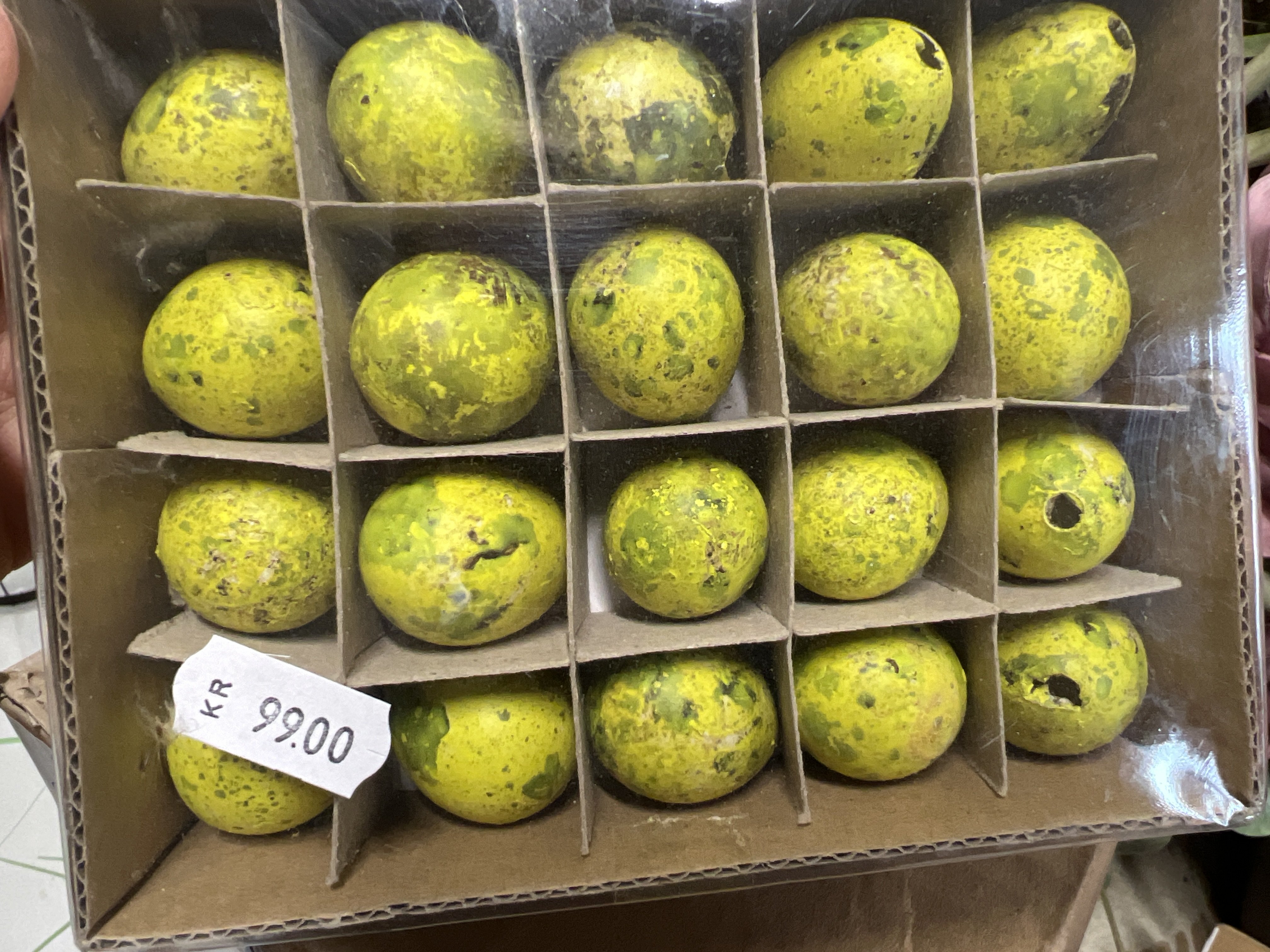 La Vida, Vagtel �g, 60 stk., gul