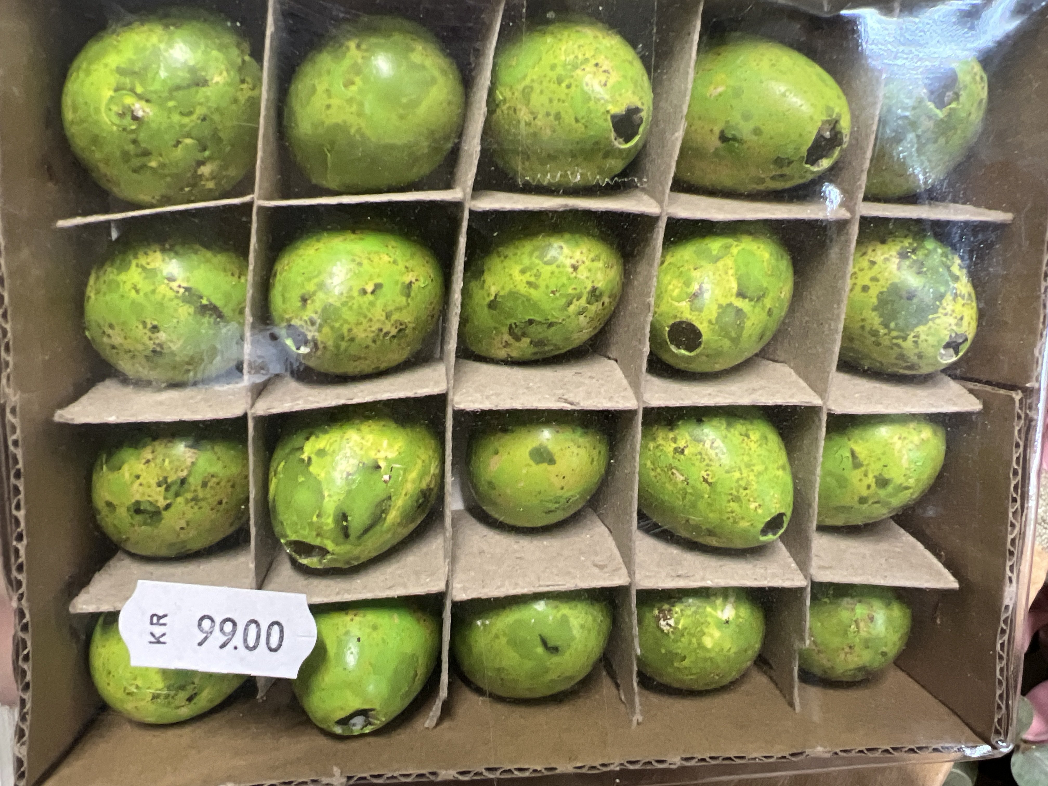 La Vida, Vagtel �g, 60 stk., gr�n