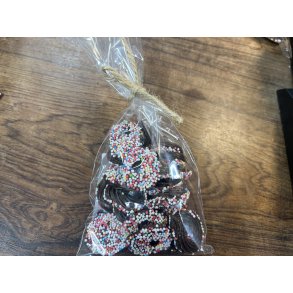 Chokolenten, Harlekin ringe, m�rk chokolade med tivolikrymmel, ca. 100 g
