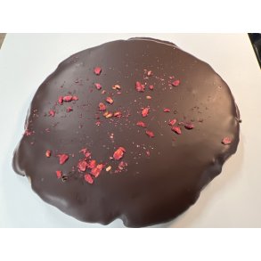 Chokolenten, Thy Kukies: M�rk chokolade, hindb�rfyld og fryset�rret hindb�r 