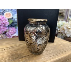 Chic Antique, Vase med perlekant, champagne