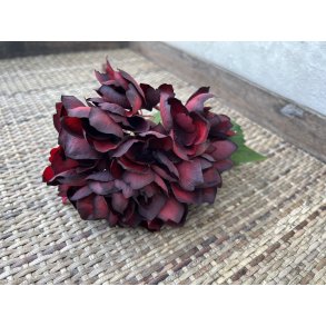 DEKO FLORALE, Hortensia (efterr), 34 cm., rd
