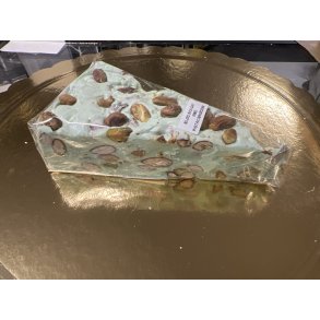 Lowin, Bld nougat med pistaciendder, ca 200 g.