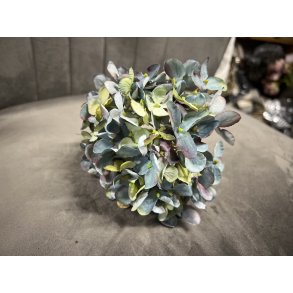 DEKO FLORALE, Kunstig romantisk hortensia, 43 cm, bl