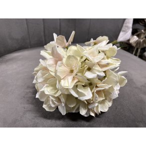 DEKO FLORALE, Kunstig hortensia, 45 cm, creme