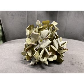 DEKO FLORALE, Kunstig hortensia, 50 cm, grn/lilla