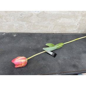 DEKO FLORALE, Kunstig tulipan (naturtro), 63 cm, orange