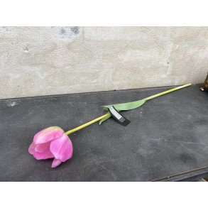 DEKO FLORALE, Kunstig tulipan (naturtro), 63 cm, lyserd