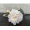 DEKO FLORALE, Kunstig pon, 60 cm., cream