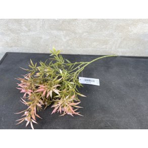 DEKO FLORALE, Kunstig gren med blade, 40 cm, Lyserd
