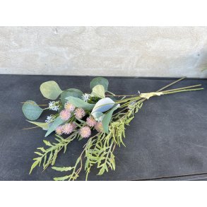 DEKO FLORALE, Kunstig blomsterbuket, lyserd