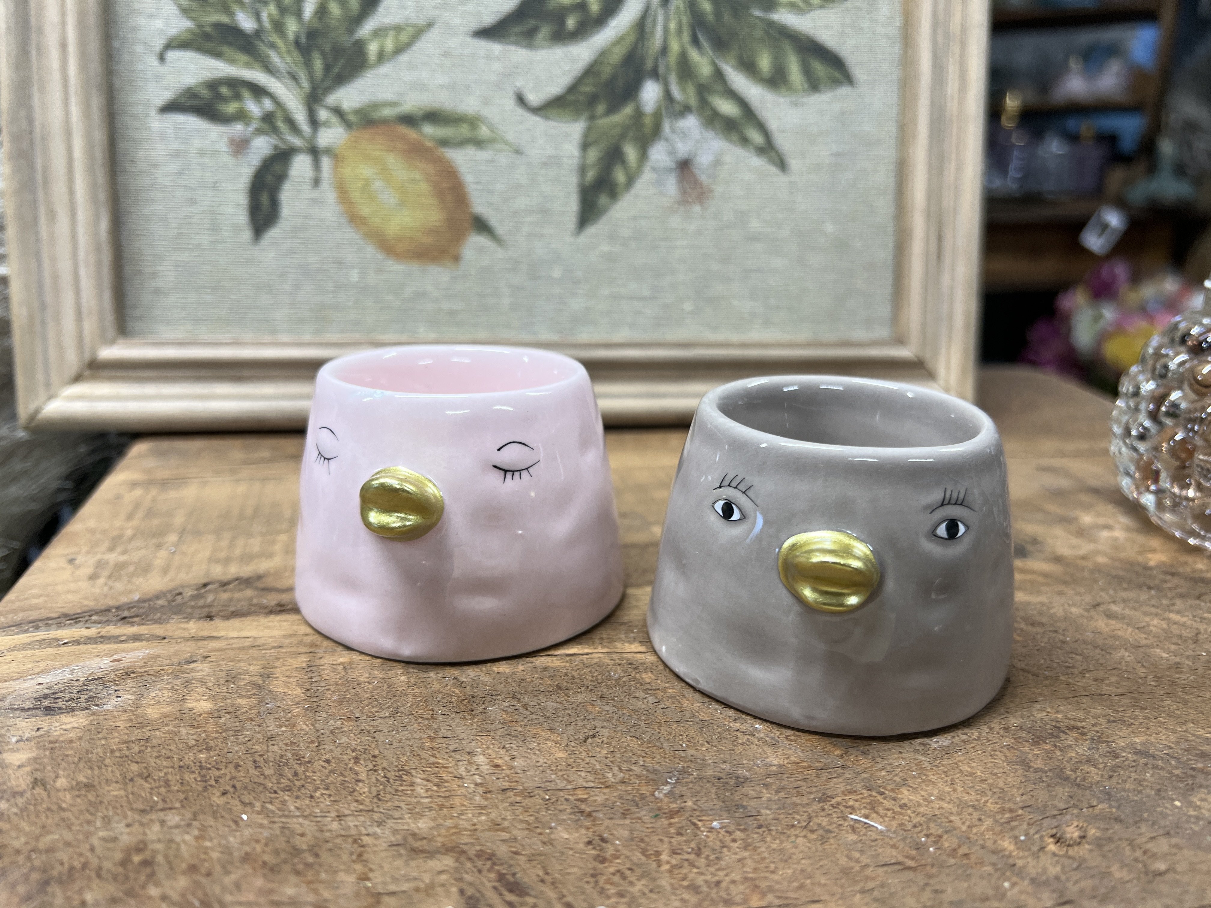 Speedtsberg, Fyrfadsstage med nb, Gr/rosa