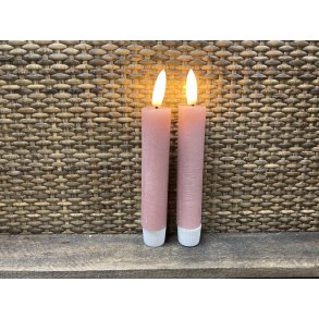 RESTSALG - 2. sortering: DEKO FLORALE, Bedelys LED, lyserd, 2 stk.