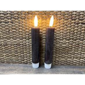 DEKO FLORALE, Bedelys LED, sort, 2 stk.