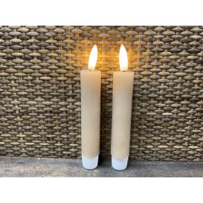 DEKO FLORALE, Bedelys LED, coffee, 2 stk.