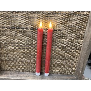 DEKO FLORALE, Kronelys LED, rd, 2 stk.