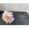 DEKO FLORALE, Kunstig hortensia, 47 cm, hvid/pink