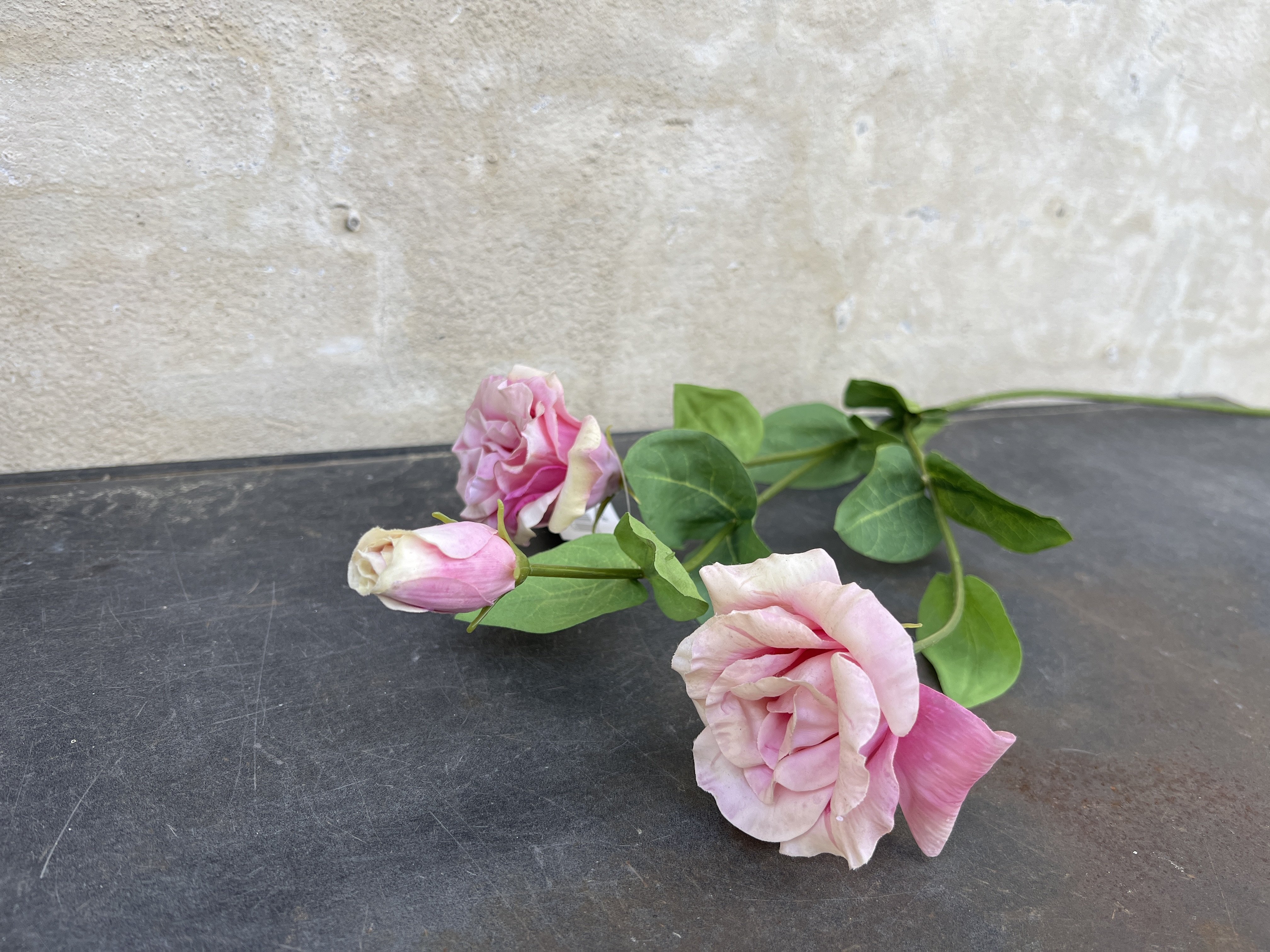 DEKO FLORALE, Kunstig Lisianthus , 71 cm, lyserd, real touch