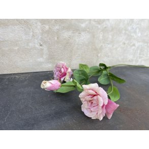 DEKO FLORALE, Kunstig Lisianthus , 71 cm, lyserd, real touch