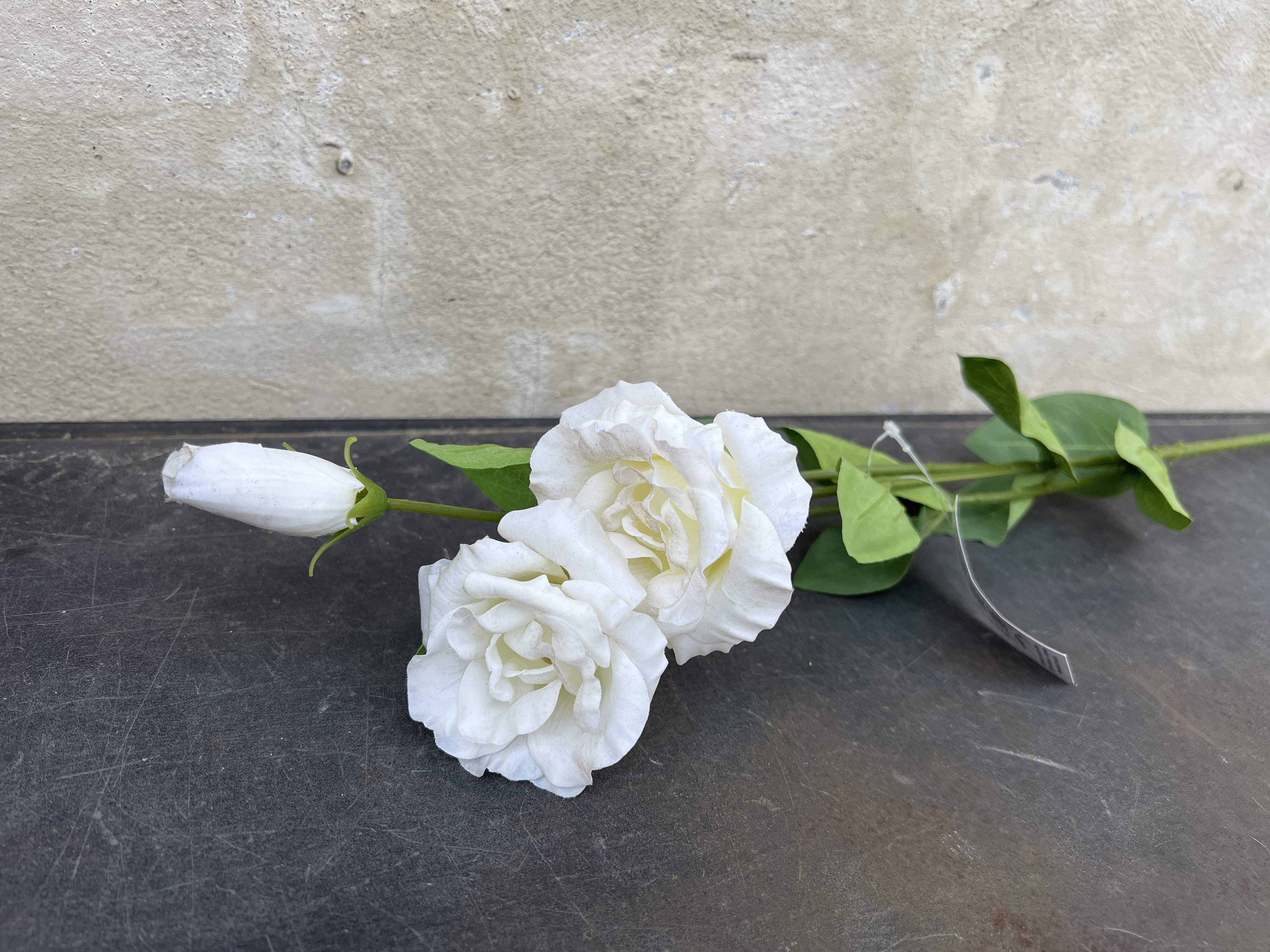 DEKO FLORALE, Kunstig Lisianthus , 71 cm, Cream, real touch