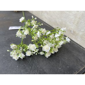 DEKO FLORALE, Buket med sm blomster, 46 cm, cream