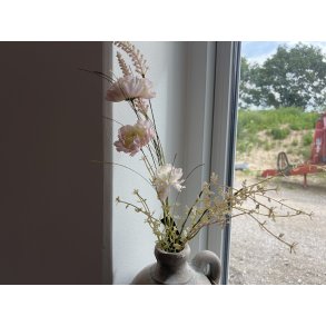 DEKO FLORALE, Blomstergren, 60 cm, creme-lilla