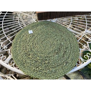 Speedtsberg, Dkkeserviet i jute, mrk grn