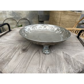 DEKO FLORALE, Fad i antik slv farve p fdder