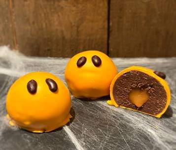 Trfleriet i Thy, Trffel med skildpaddefyld, Halloween