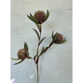 La Vida, Kunstig blomst, cerise, 3 blomster