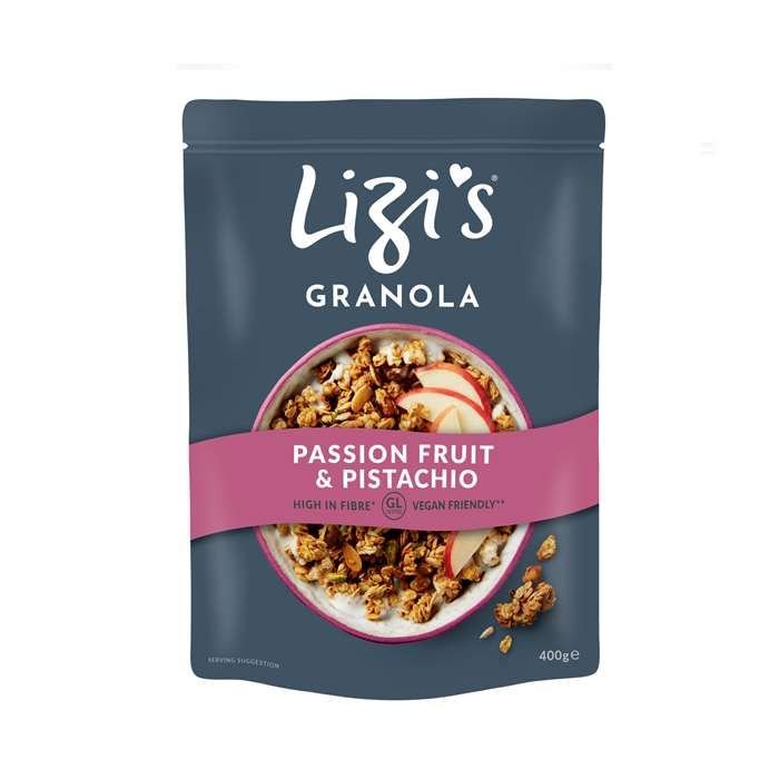 Lizi's, Granola, Pistachio & Passionfruit, 400 g