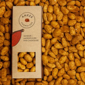 Anker Chokolade, Mandler i hvid chokolade og lakrids