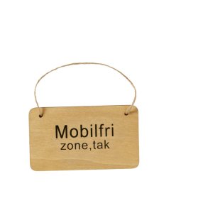 Speedtsberg, Trskilt med snor, 