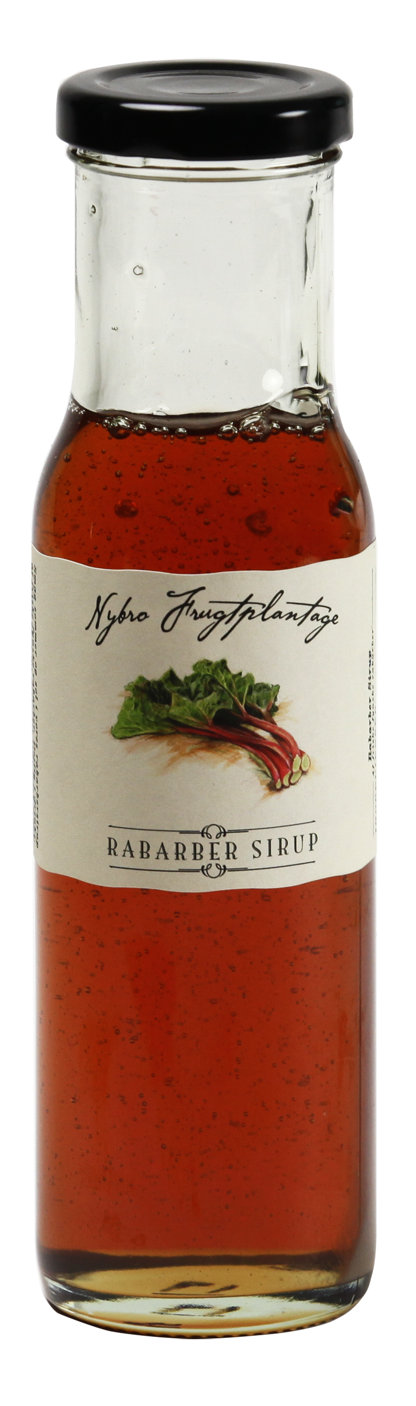 Nybro Frugtplantage, Rabarber sirup 250 ml.